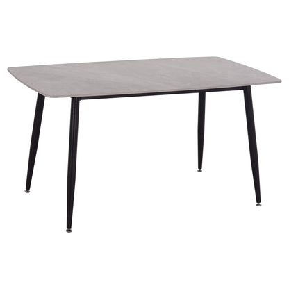 ΤΡΑΠΕΖΙ RAVEN ΚΕΡΑΜΙΚΟ TOP ΜΕ ΟΨΗ ΓΚΡΙ ΜΑΡΜΑΡΟ 140x80x74