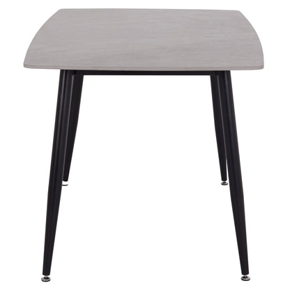 ΤΡΑΠΕΖΙ RAVEN ΚΕΡΑΜΙΚΟ TOP ΜΕ ΟΨΗ ΓΚΡΙ ΜΑΡΜΑΡΟ 140x80x74