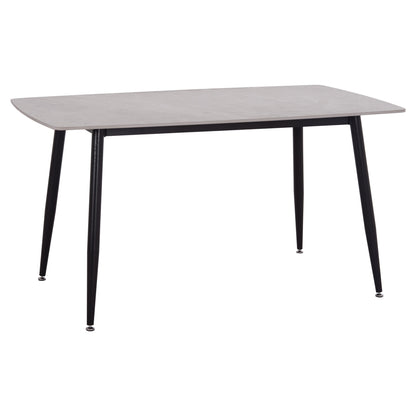 ΤΡΑΠΕΖΙ RAVEN ΚΕΡΑΜΙΚΟ TOP ΜΕ ΟΨΗ ΓΚΡΙ ΜΑΡΜΑΡΟ 140x80x74