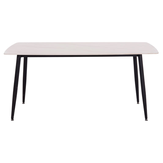 ΤΡΑΠΕΖΙ RAVEN ΚΕΡΑΜΙΚΟ TOP ΜΕ ΟΨΗ ΛΕΥΚΟ ΜΑΡΜΑΡΟ 160x80x74