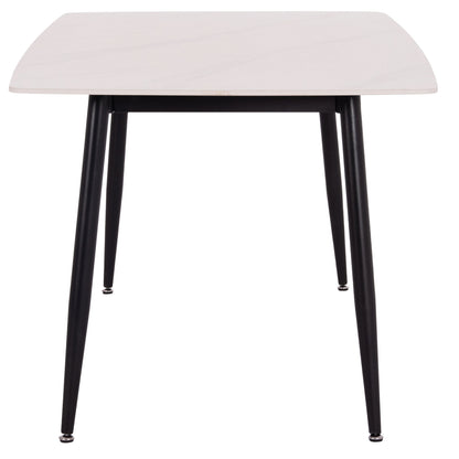 ΤΡΑΠΕΖΙ RAVEN ΚΕΡΑΜΙΚΟ TOP ΜΕ ΟΨΗ ΛΕΥΚΟ ΜΑΡΜΑΡΟ 160x80x74