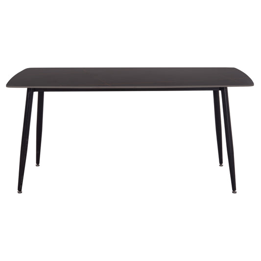 ΤΡΑΠΕΖΙ RAVEN ΚΕΡΑΜΙΚΟ TOP ΜΕ ΟΨΗ ΜΑΥΡΟ ΜΑΡΜΑΡΟ 160x80x74