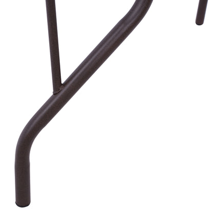 ADAM METAL COFFEE TABLE WITH GLASS TOP 110x60x71