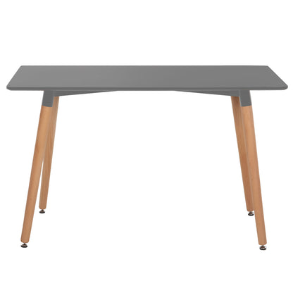 ΤΡΑΠΕΖΙ MINIMAL ΑΝΟΙΧΤΟ ΓΚΡΙ MDF ΠΟΔΙΑ ΟΞΙΑ ΣΕ ΦΥΣΙΚΟ ΧΡΩΜΑ 120x60x74