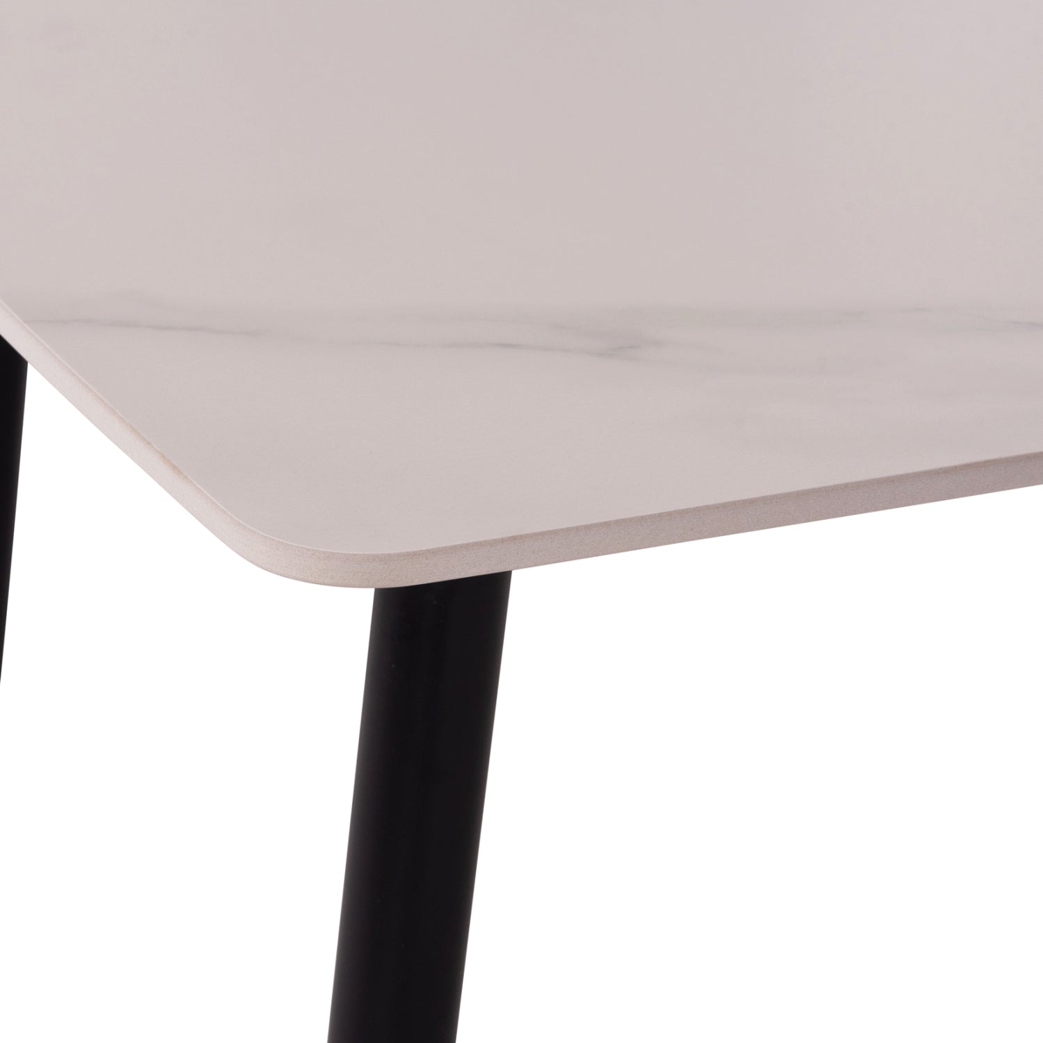 ΤΡΑΠΕΖΙ RAVEN HM9854.01 ΚΕΡΑΜΙΚΟ TOP ΜΑΤ ΛΕΥΚΟ ΜΑΡΜΑΡΟ-ΜΑΥΡΟ ΜΕΤΑΛΛΟ 120x70x73Υεκ.
