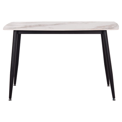 ΤΡΑΠΕΖΙ RAVEN ΚΕΡΑΜΙΚΟ TOP ΜΕ ΟΨΗ ΜΑΡΜΑΡΟΥ τ.CALACATTA 120x70x73