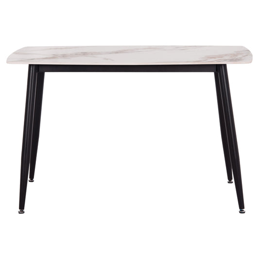 ΤΡΑΠΕΖΙ RAVEN ΚΕΡΑΜΙΚΟ TOP ΜΕ ΟΨΗ ΜΑΡΜΑΡΟΥ τ.CALACATTA 120x70x73