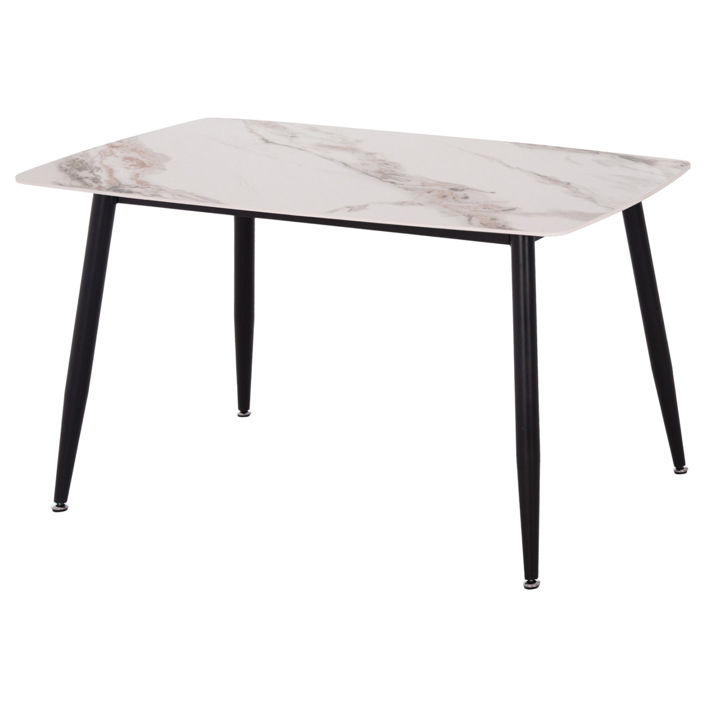 ΤΡΑΠΕΖΙ RAVEN ΚΕΡΑΜΙΚΟ TOP ΜΕ ΟΨΗ ΜΑΡΜΑΡΟΥ τ.CALACATTA 120x70x73