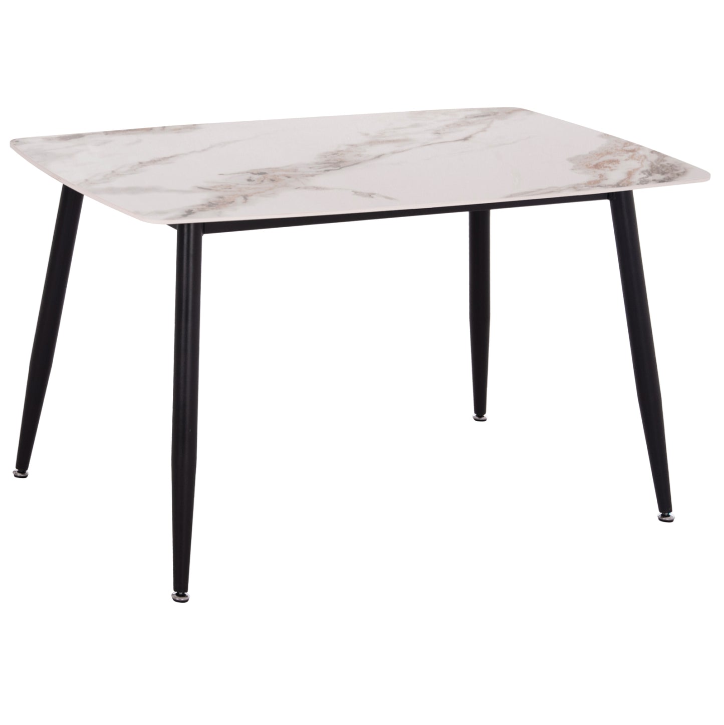 ΤΡΑΠΕΖΙ RAVEN ΚΕΡΑΜΙΚΟ TOP ΜΕ ΟΨΗ ΜΑΡΜΑΡΟΥ τ.CALACATTA 120x70x73