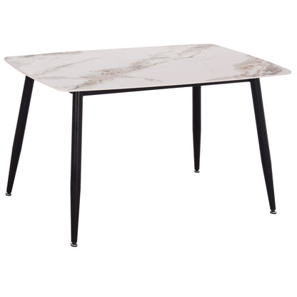 ΤΡΑΠΕΖΙ RAVEN ΚΕΡΑΜΙΚΟ TOP ΜΕ ΟΨΗ ΜΑΡΜΑΡΟΥ τ.CALACATTA 120x70x73