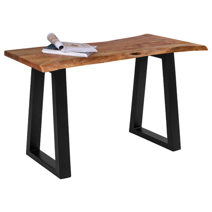 CONSOLE TABLE MONTANA 4cm THICK SOLID ACACIA WOOD NATURAL 130x45x78