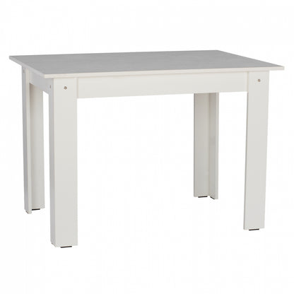 WHITE KITCHEN TABLE 110x80x77
