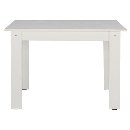 ΤΡΑΠΕΖΙ ΚΟΥΖΙΝΑΣ KELVIN ΛΕΥΚΟ 140x80x77