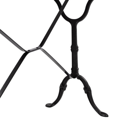 DELILAH TABLE WITH CAST IRON BASE AND OVAL MARBLE TOP 120x59x72