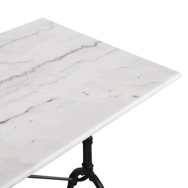 ΤΡΑΠΕΖΙ TEAGAN ΜΕ ΒΑΣΗ ΑΠΟ ΜΑΝΤΕΜΙ ΜΕ ΜΑΡΜΑΡΟ 100x60x72