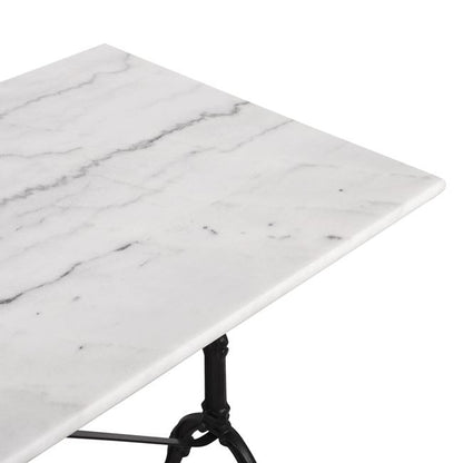 ΤΡΑΠΕΖΙ TEAGAN ΜΕ ΒΑΣΗ ΑΠΟ ΜΑΝΤΕΜΙ ΜΕ ΜΑΡΜΑΡΟ 100x60x72