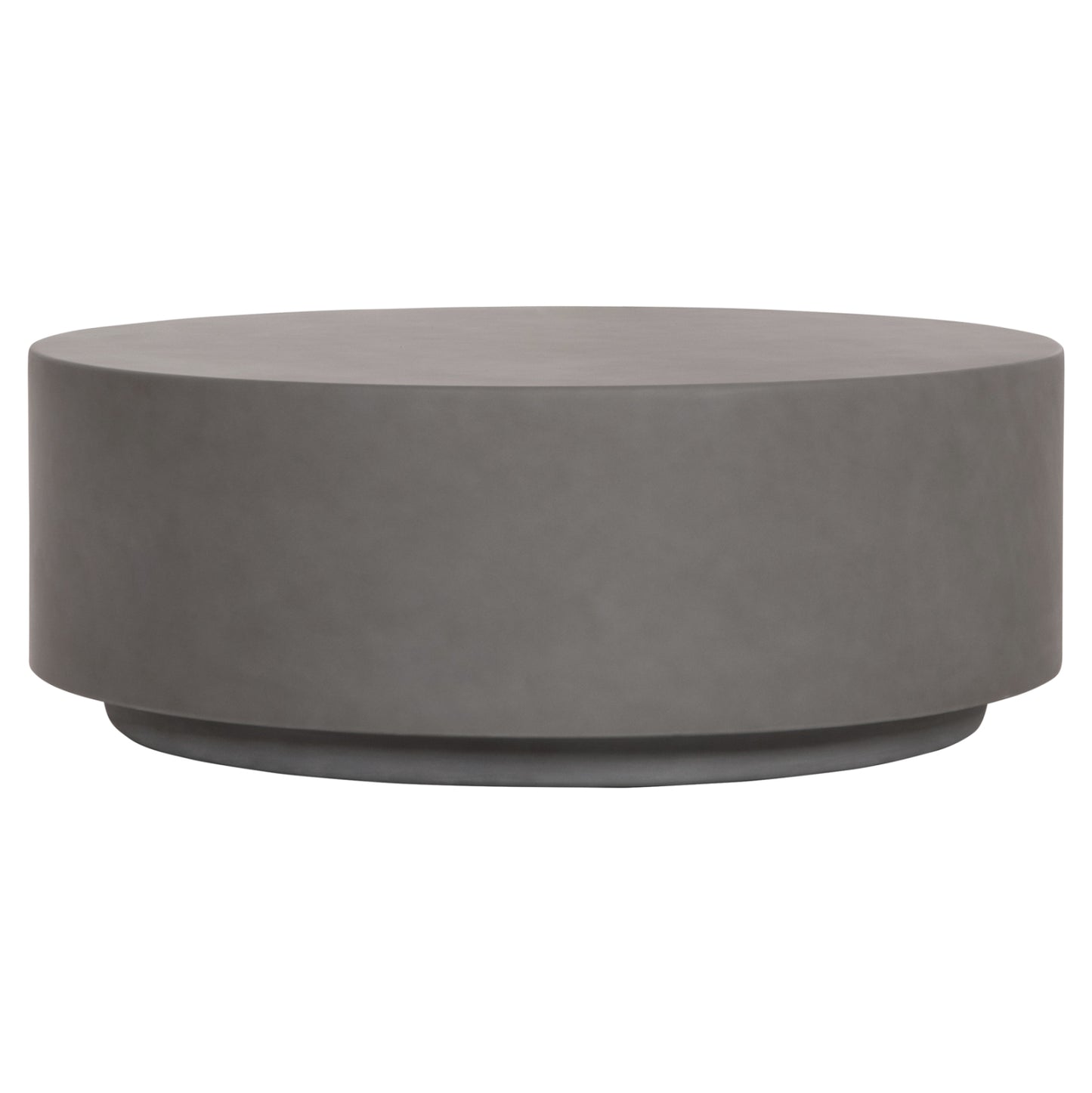 ΤΡΑΠΕΖΙ ΜΕΣΗΣ FIBER CEMENT ΣΤΡΟΓΓΥΛΟ KYOKO ΓΚΡΙ Φ90x30