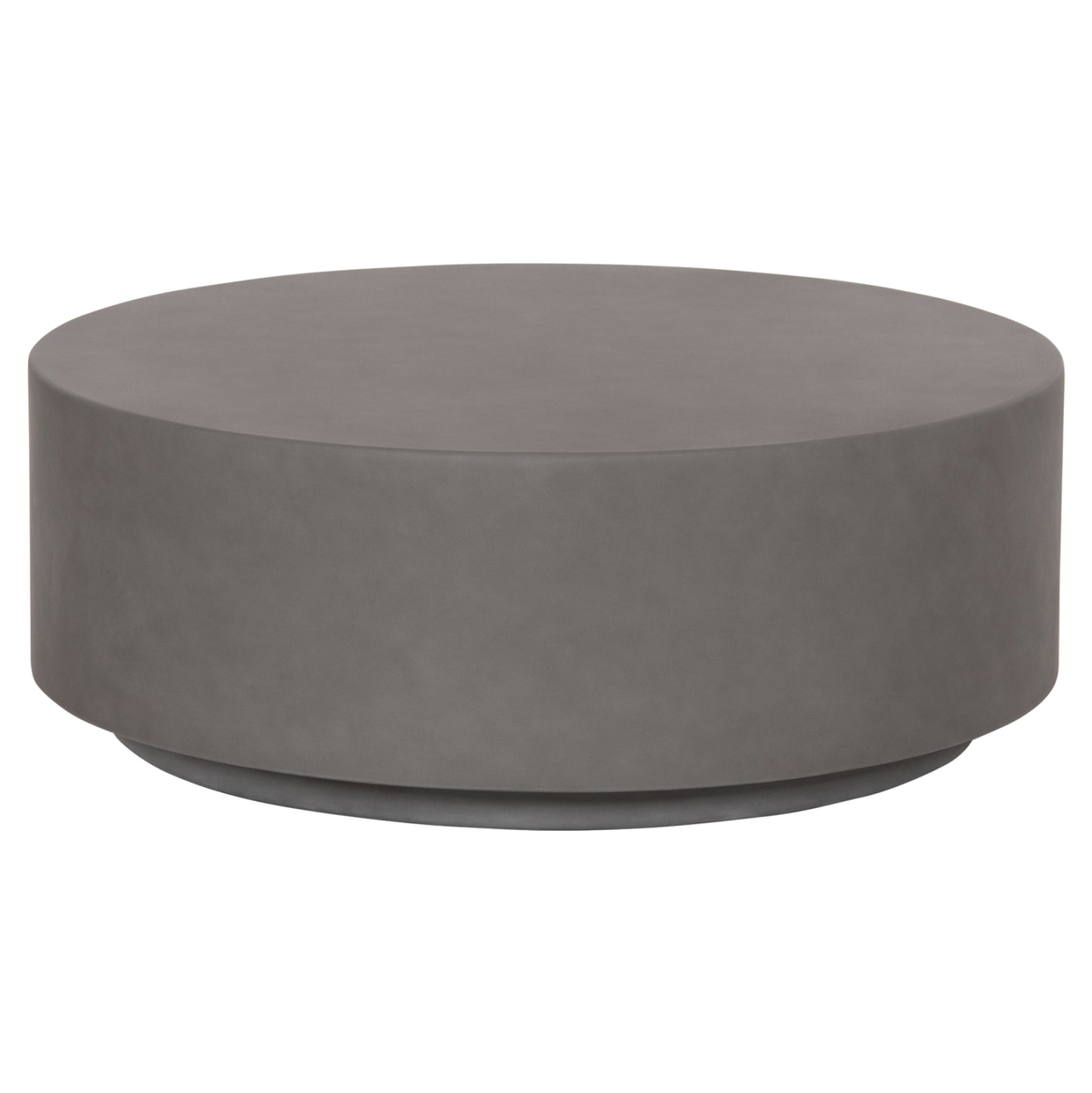 ΤΡΑΠΕΖΙ ΜΕΣΗΣ FIBER CEMENT ΣΤΡΟΓΓΥΛΟ KYOKO ΓΚΡΙ Φ90x30