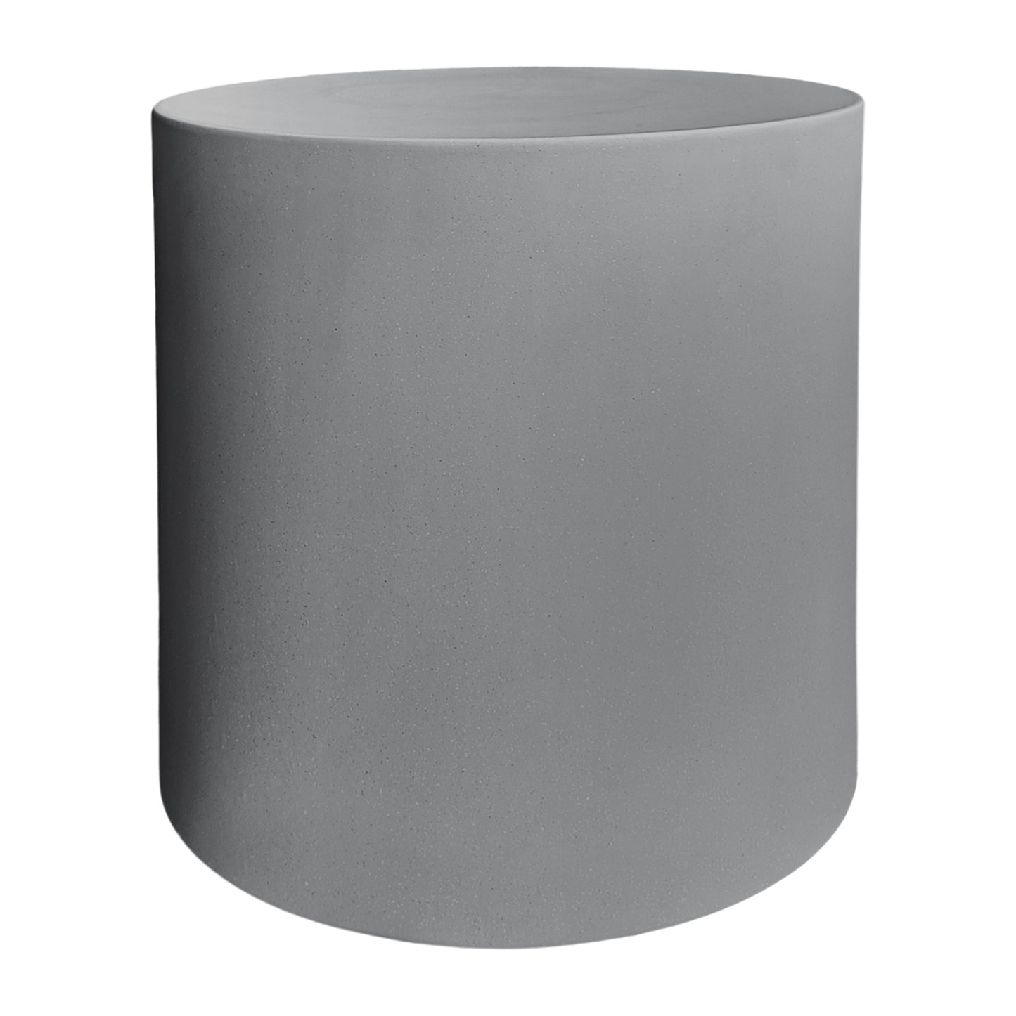ΤΡΑΠΕΖΙ ΒΟΗΘΗΤΙΚΟ FIBER CEMENT ΣΤΡΟΓΓΥΛΟ KYOKO ΓΚΡΙ Φ40x43