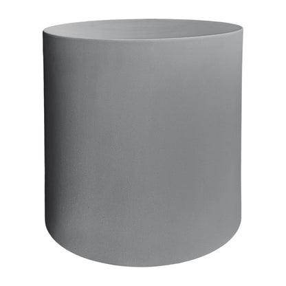 ΤΡΑΠΕΖΙ ΒΟΗΘΗΤΙΚΟ FIBER CEMENT ΣΤΡΟΓΓΥΛΟ KYOKO ΓΚΡΙ Φ40x43