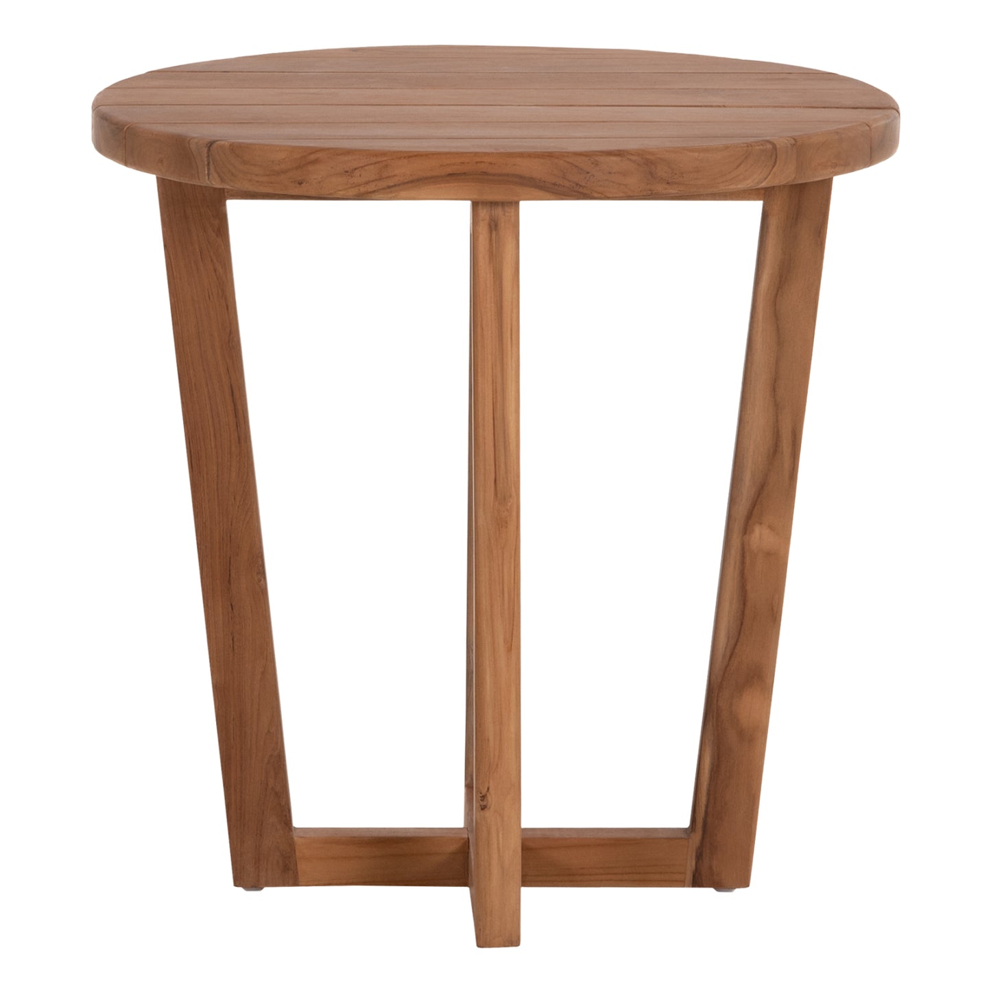 ΤΡΑΠΕΖΙ ΜΕΣΗΣ ΣΤΡΟΓΓΥΛΟ KOLIN ΞΥΛΟ TEAK ΦΥΣΙΚΟ Φ65x65
