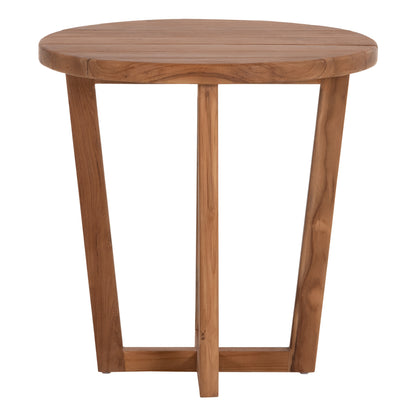 ΤΡΑΠΕΖΙ ΜΕΣΗΣ ΣΤΡΟΓΓΥΛΟ KOLIN ΞΥΛΟ TEAK ΦΥΣΙΚΟ Φ65x65