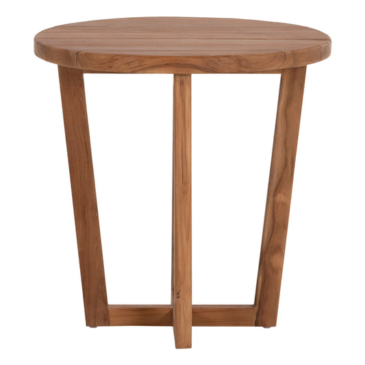 ΤΡΑΠΕΖΙ ΜΕΣΗΣ ΣΤΡΟΓΓΥΛΟ KOLIN ΞΥΛΟ TEAK ΦΥΣΙΚΟ Φ65x65