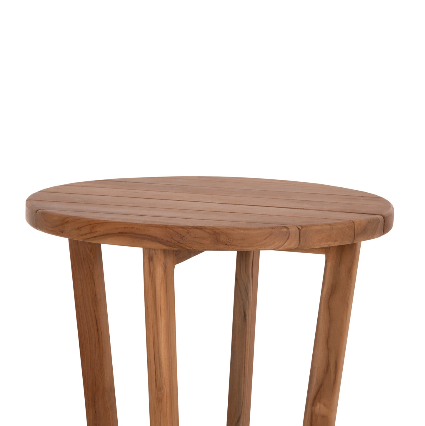 ΤΡΑΠΕΖΙ ΜΕΣΗΣ ΣΤΡΟΓΓΥΛΟ KOLIN ΞΥΛΟ TEAK ΦΥΣΙΚΟ Φ65x65