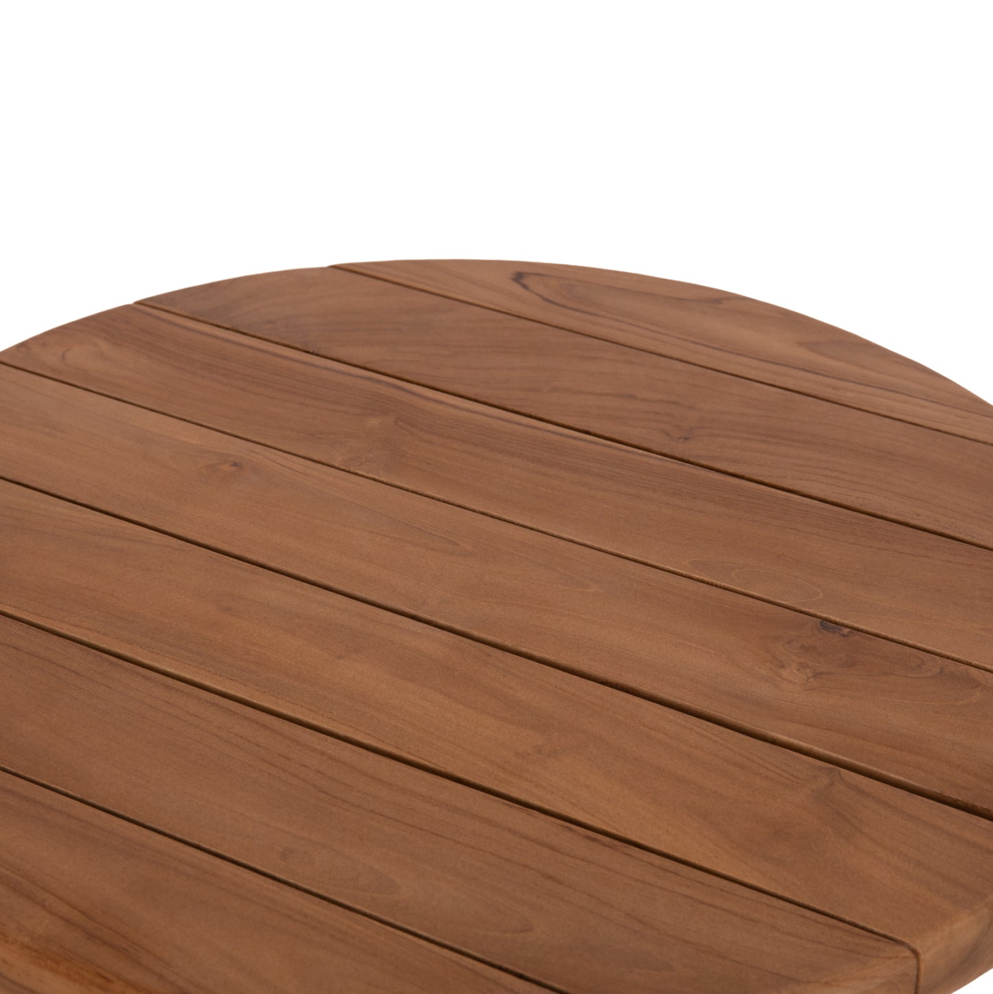 ΤΡΑΠΕΖΙ ΜΕΣΗΣ ΣΤΡΟΓΓΥΛΟ KOLIN ΞΥΛΟ TEAK ΦΥΣΙΚΟ Φ65x65