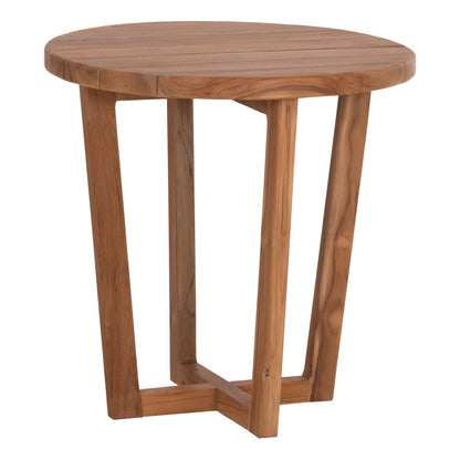 ΤΡΑΠΕΖΙ ΜΕΣΗΣ ΣΤΡΟΓΓΥΛΟ KOLIN ΞΥΛΟ TEAK ΦΥΣΙΚΟ Φ65x65