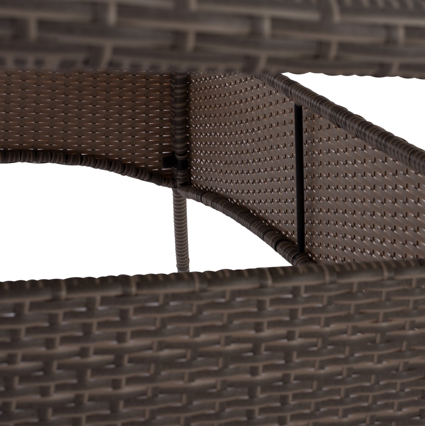 ΤΡΑΠΕΖΙ ΜΕΤΑΛΛΙΚΟ MINSK RATTAN ΓΚΡΙ 150x90x75