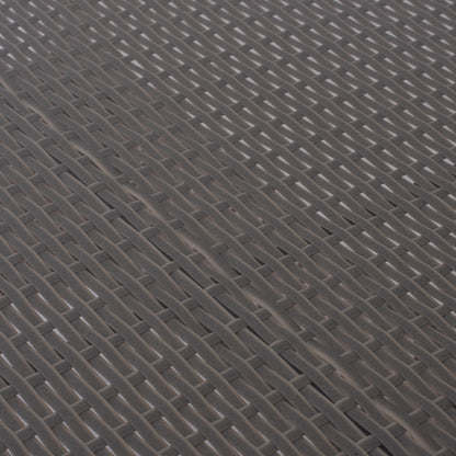 ΤΡΑΠΕΖΙ ΜΕΤΑΛΛΙΚΟ MINSK RATTAN ΓΚΡΙ 150x90x75