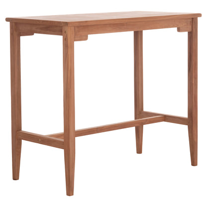ΤΡΑΠΕΖΙ ΜΠΑΡ CRANSTON ΞΥΛΟ ΤΕΑΚ ΦΥΣΙΚΟ ΧΡΩΜΑ 120x60x105