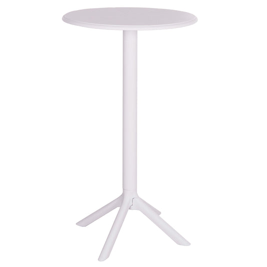 ROUND BAR TABLE TERRIN POLYPROPYLENE WHITE Ø60x106