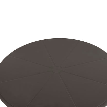ΤΡΑΠΕΖΙ ΜΠΑΡ ΣΤΡΟΓΓΥΛΟ TERRIN ΠΟΛΥΠΡΟΠΥΛΕΝΙΟ DARK OLIVE GREEN Φ60x106