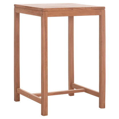 ΤΡΑΠΕΖΙ ΜΠΑΡ ΤΕΤΡΑΓΩΝΟ PRESSCOT ΞΥΛΟ TEAK ΣΕ ΦΥΣΙΚΟ 70x70x105