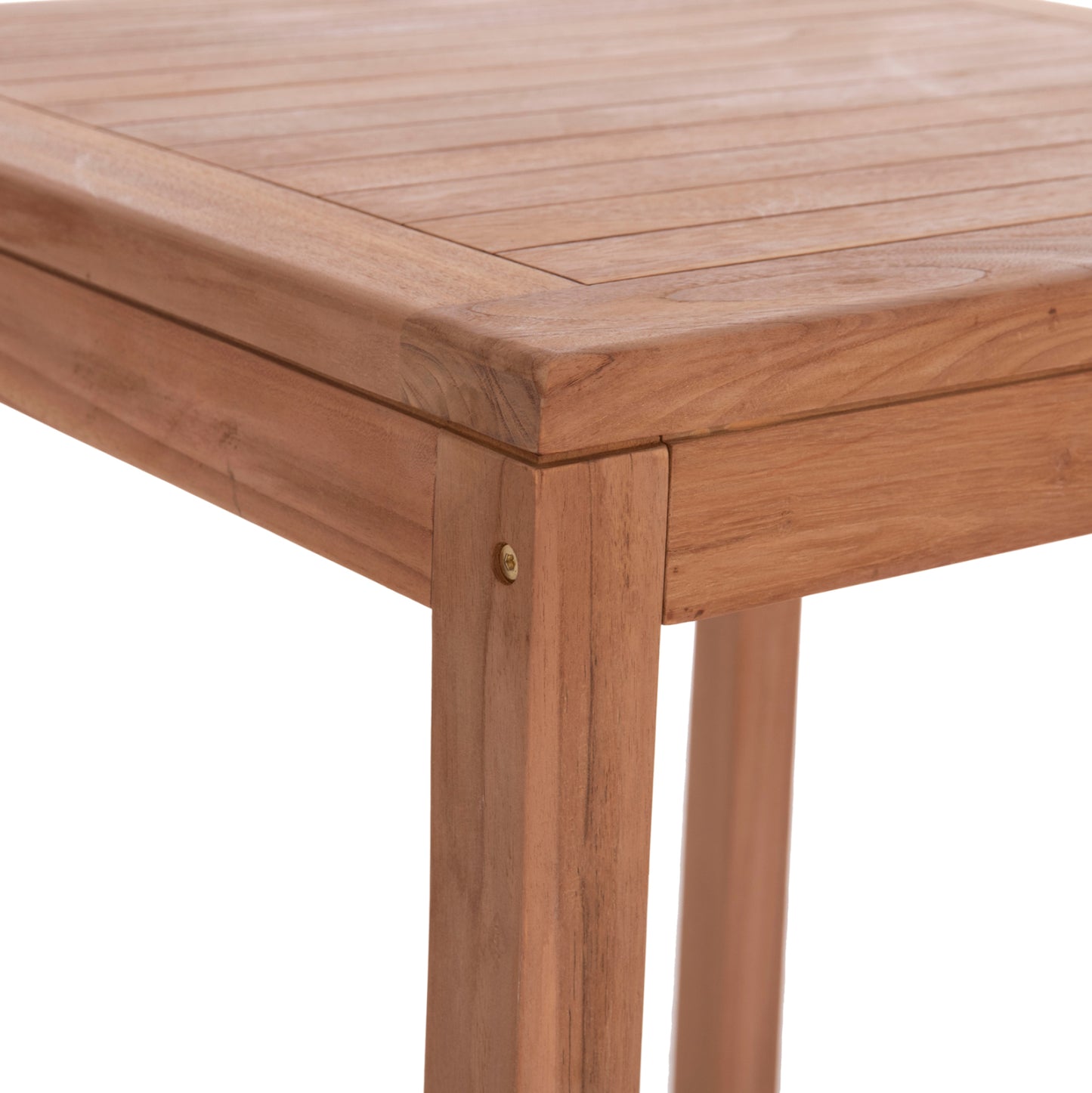 ΤΡΑΠΕΖΙ ΜΠΑΡ ΤΕΤΡΑΓΩΝΟ PRESSCOT ΞΥΛΟ TEAK ΣΕ ΦΥΣΙΚΟ 70x70x105