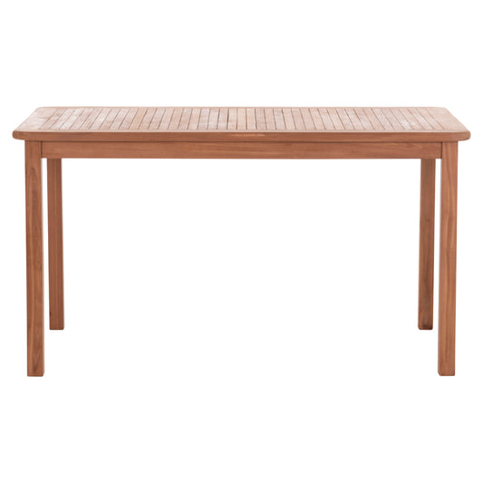 ΤΡΑΠΕΖΙ ΟΡΘΟΓΩΝΙΟ PRESSCOT ΞΥΛΟ TEAK ΦΥΣΙΚΟ 140x80x76