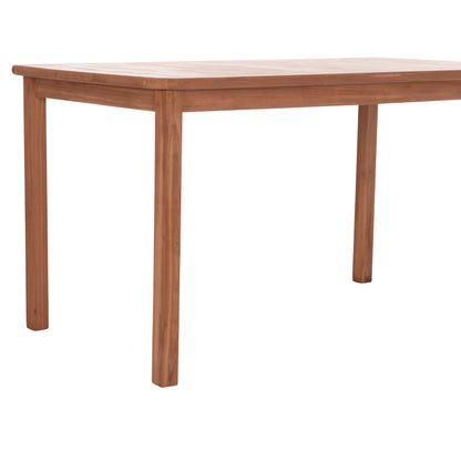 ΤΡΑΠΕΖΙ ΟΡΘΟΓΩΝΙΟ PRESSCOT ΞΥΛΟ TEAK ΦΥΣΙΚΟ 140x80x76