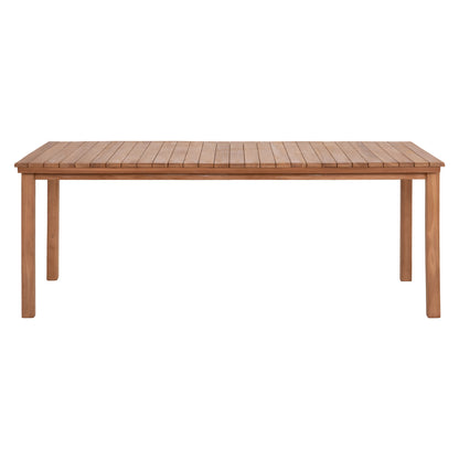 ΤΡΑΠΕΖΙ ΟΡΘΟΓΩΝΙΟ FINTO ΞΥΛΟ TEAK ΦΥΣΙΚΟ 200x100x75