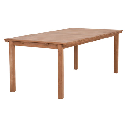 ΤΡΑΠΕΖΙ ΟΡΘΟΓΩΝΙΟ FINTO ΞΥΛΟ TEAK ΦΥΣΙΚΟ 200x100x75