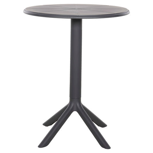 POLYPROPYLENE ROUND TABLE TERRIN GREY Φ61x77