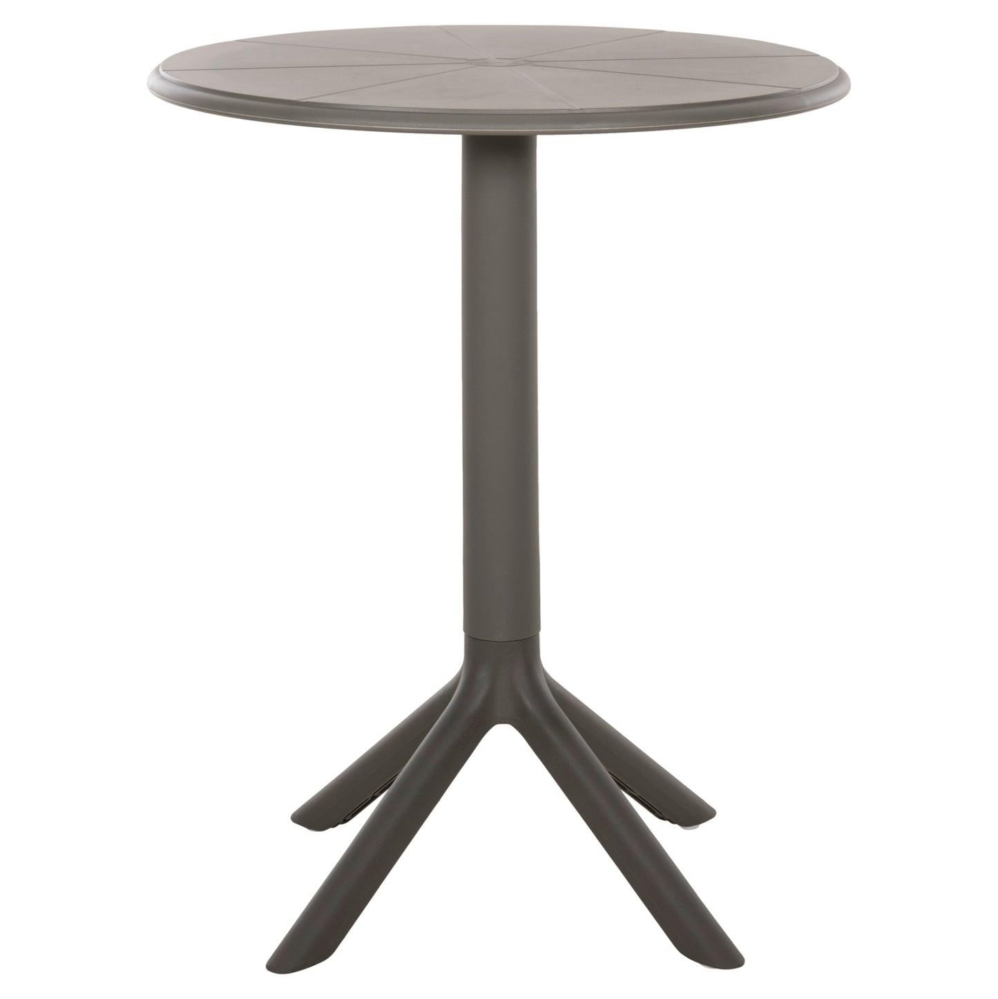 ΤΡΑΠΕΖΙ ΠΟΛΥΠΡΟΠΥΛΕΝΙΟΥ ΣΤΡΟΓΓΥΛΟ TERRIN OLIVE GREEN Φ60x75