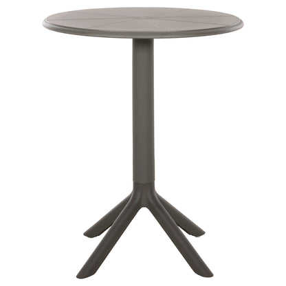 ΤΡΑΠΕΖΙ ΠΟΛΥΠΡΟΠΥΛΕΝΙΟΥ ΣΤΡΟΓΓΥΛΟ TERRIN OLIVE GREEN Φ60x75
