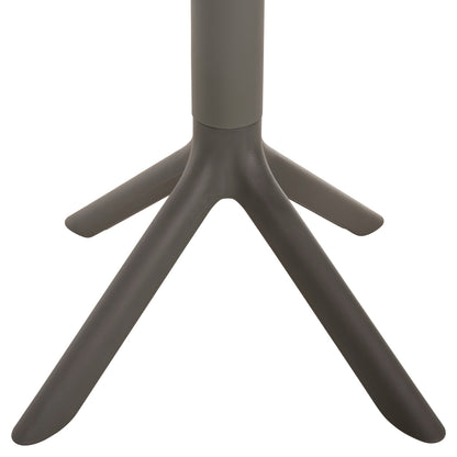 ΤΡΑΠΕΖΙ ΠΟΛΥΠΡΟΠΥΛΕΝΙΟΥ ΣΤΡΟΓΓΥΛΟ TERRIN OLIVE GREEN Φ60x75