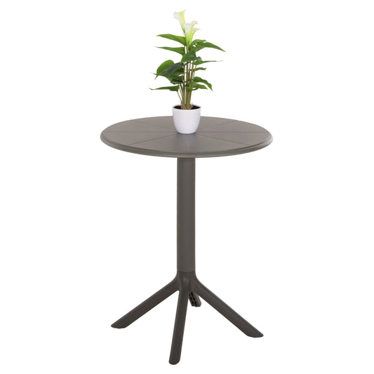 POLYPROPYLENE ROUND TABLE TERRIN OLIVE GREEN Φ60x75