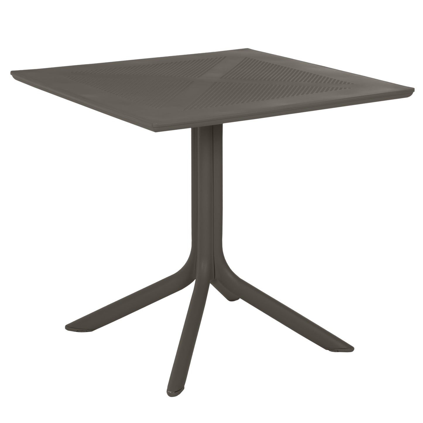 ΤΡΑΠΕΖΙ ΠΟΛΥΠΡΟΠΥΛΕΝΙΟΥ ΤΕΤΡΑΓΩΝΟ LUNAR DARK OLIVE 80x80x75