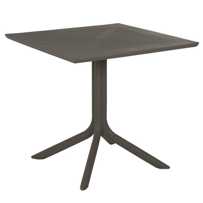 ΤΡΑΠΕΖΙ ΠΟΛΥΠΡΟΠΥΛΕΝΙΟΥ ΤΕΤΡΑΓΩΝΟ LUNAR DARK OLIVE 80x80x75
