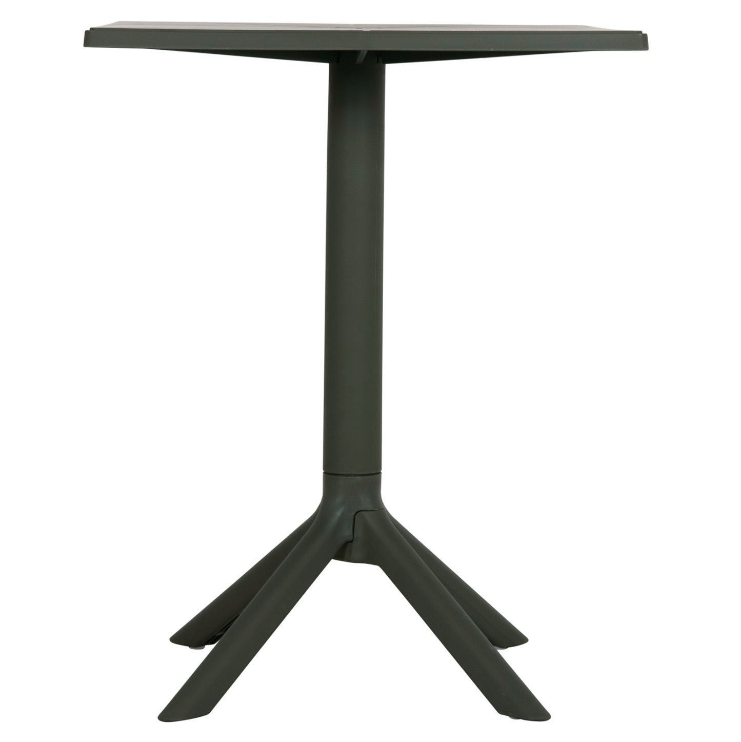 ΤΡΑΠΕΖΙ ΠΟΛΥΠΡΟΠΥΛΕΝΙΟΥ ΤΕΤΡΑΓΩΝΟ TERRIN DARK OLIVE 60x60x75