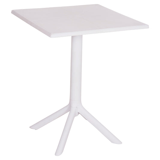 TERRIN SQUARE POLYPROPYLENE TABLE WHITE 60x60x75